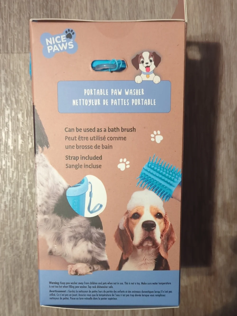Nice Paws Paw Washer And Bath Brush